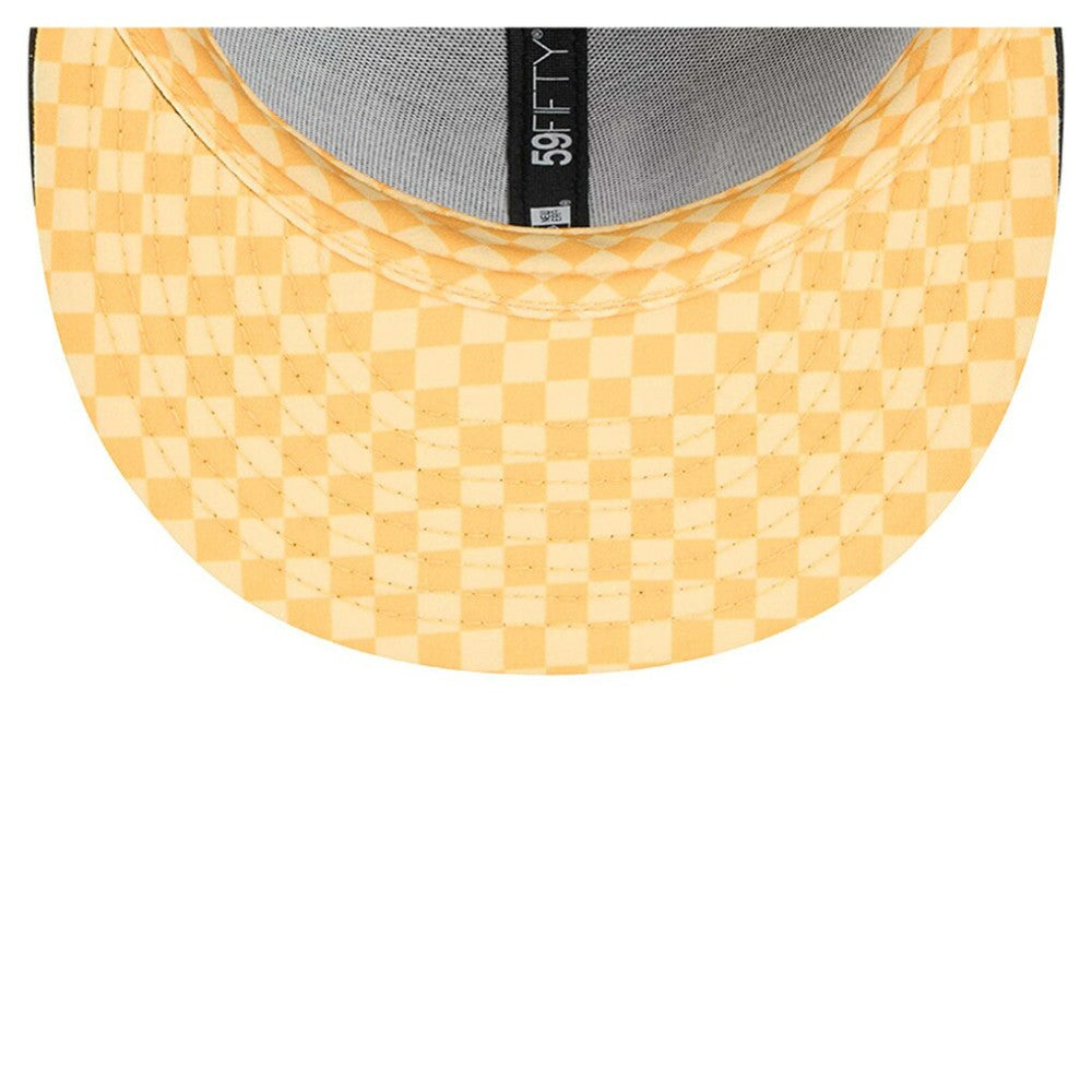 Pittsburgh Pirates Checkered Undervisor 59FIFTY Fitted Hat Black | New Era