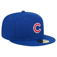 Chicago Cubs Checkered Undervisor 59FIFTY Fitted Hat Royal | New Era