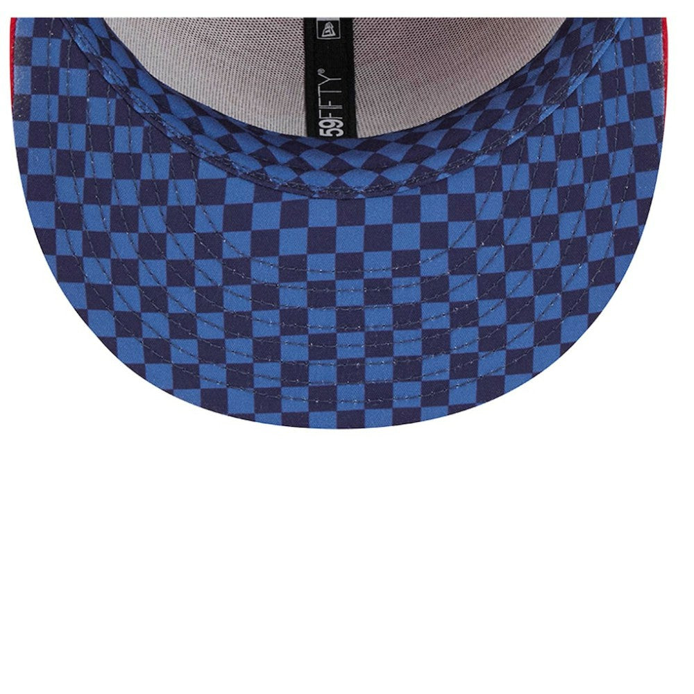 St. Louis Cardinals Checkered Undervisor 59FIFTY Fitted Hat Red | New Era