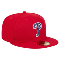 Philadelphia Phillies Checkered Undervisor 59FIFTY Fitted Hat Red | New Era