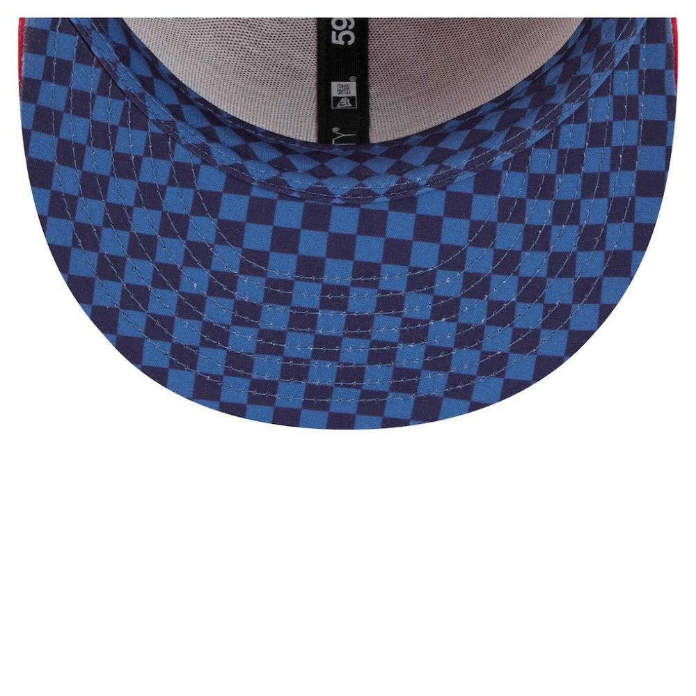 Philadelphia Phillies Checkered Undervisor 59FIFTY Fitted Hat Red | New Era