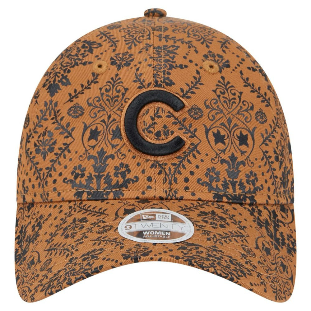 Chicago Cubs Women's Vintage Deco 9TWENTY Adjustable Hat Brown | New Era