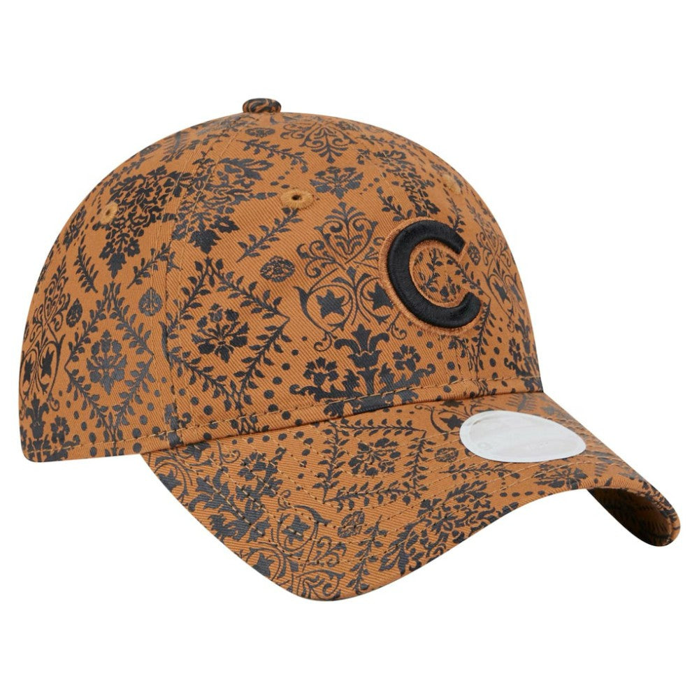 Chicago Cubs Women's Vintage Deco 9TWENTY Adjustable Hat Brown | New Era