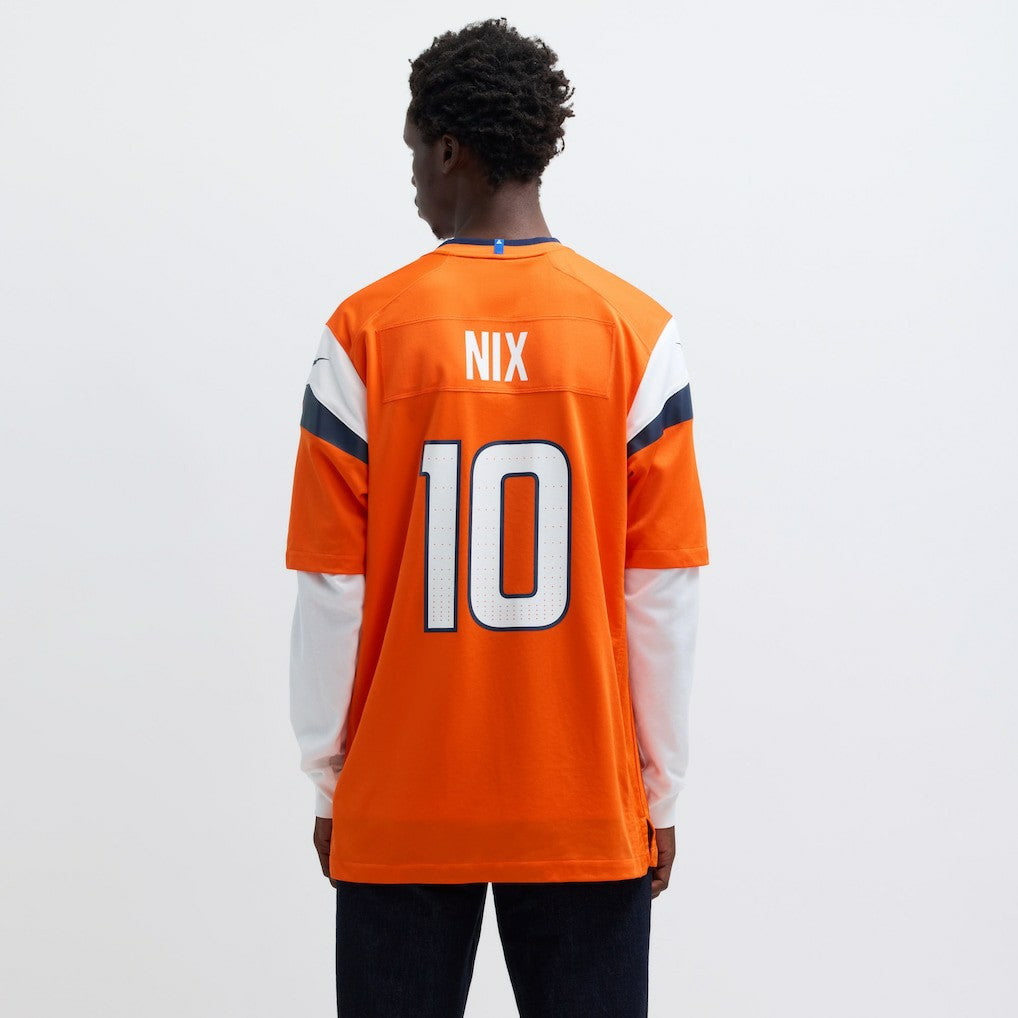 Bo Nix Denver Broncos Player Game Jersey - Orange