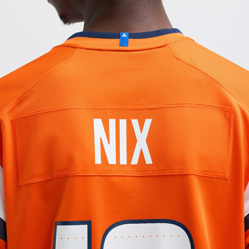 Bo Nix Denver Broncos Player Game Jersey - Orange