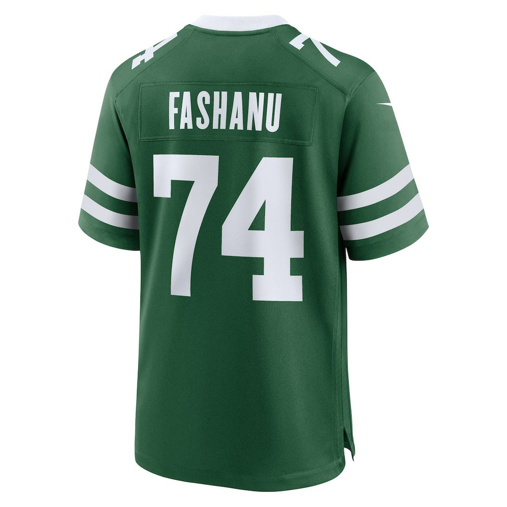 Olu Fashanu New York Jets Player Game Jersey - Gotham Green
