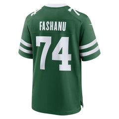 Olu Fashanu New York Jets Player Game Jersey - Gotham Green