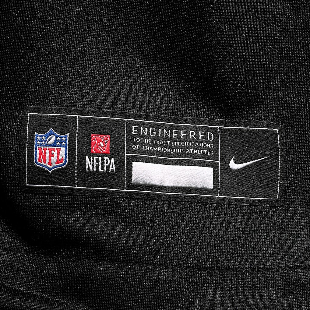 Justin Fields New York Jets Game Jersey - Stealth Black