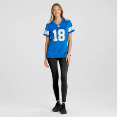 Isaac TeSlaa Detroit Lions Women's Game Player Jersey - Blue