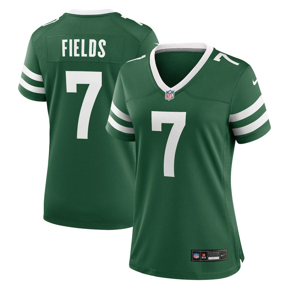 Justin Fields New York Jets Women's Game Jersey - Legacy Green