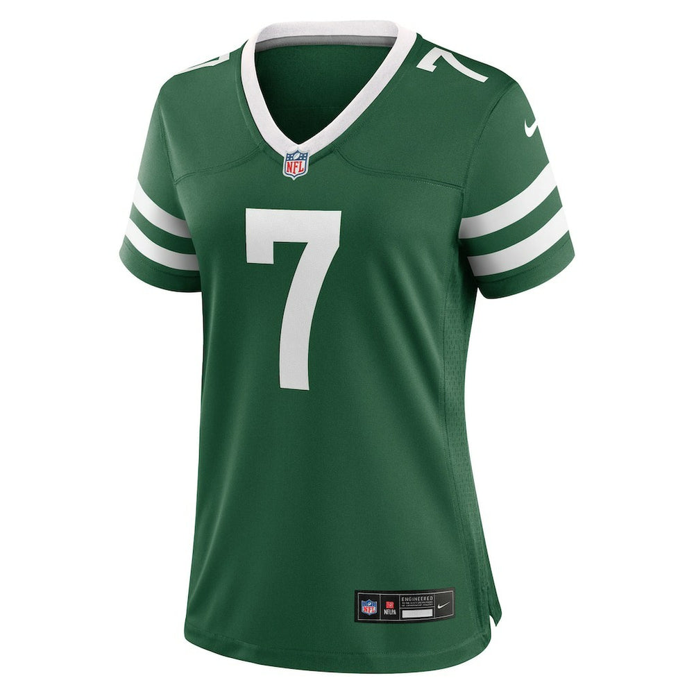 Justin Fields New York Jets Women's Game Jersey - Legacy Green