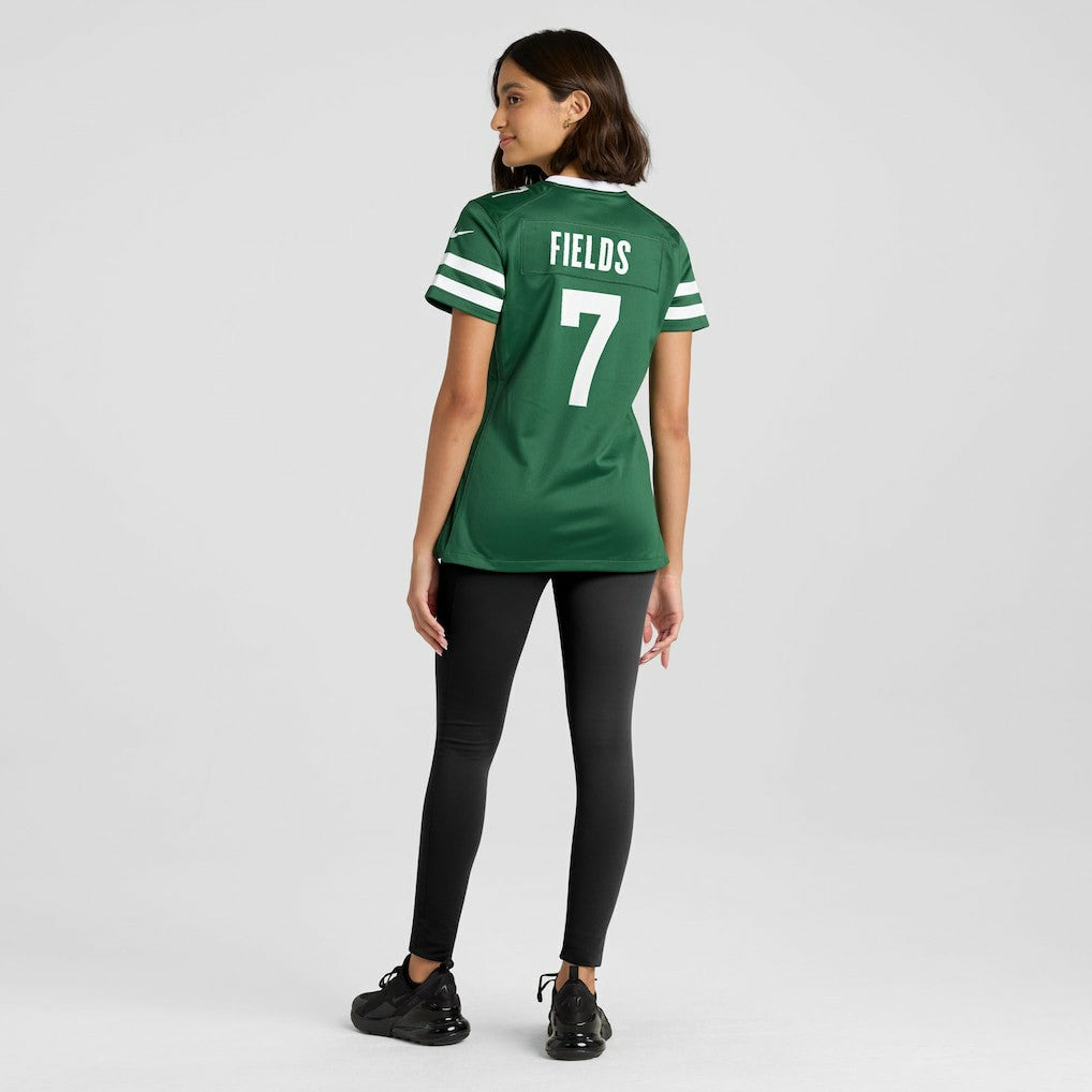 Justin Fields New York Jets Women's Game Jersey - Legacy Green