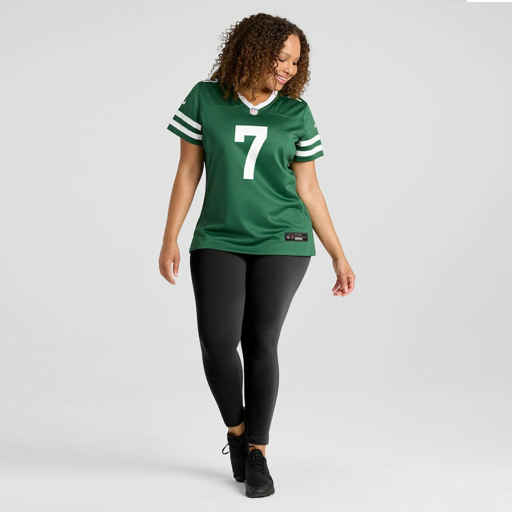 Justin Fields New York Jets Women's Game Jersey - Legacy Green