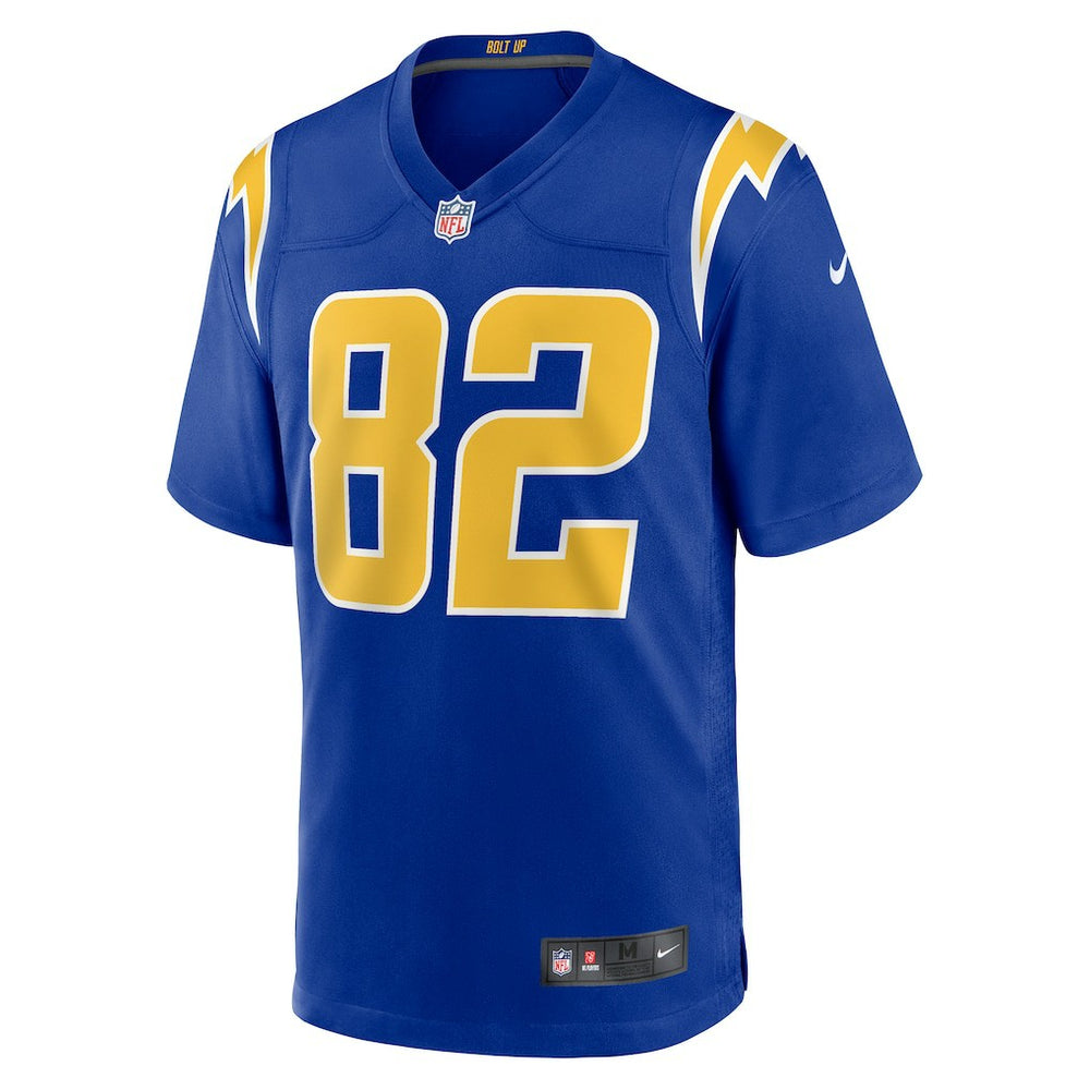 Brenden Rice Los Angeles Chargers 2nd Alternate Game Player Jersey - Royal