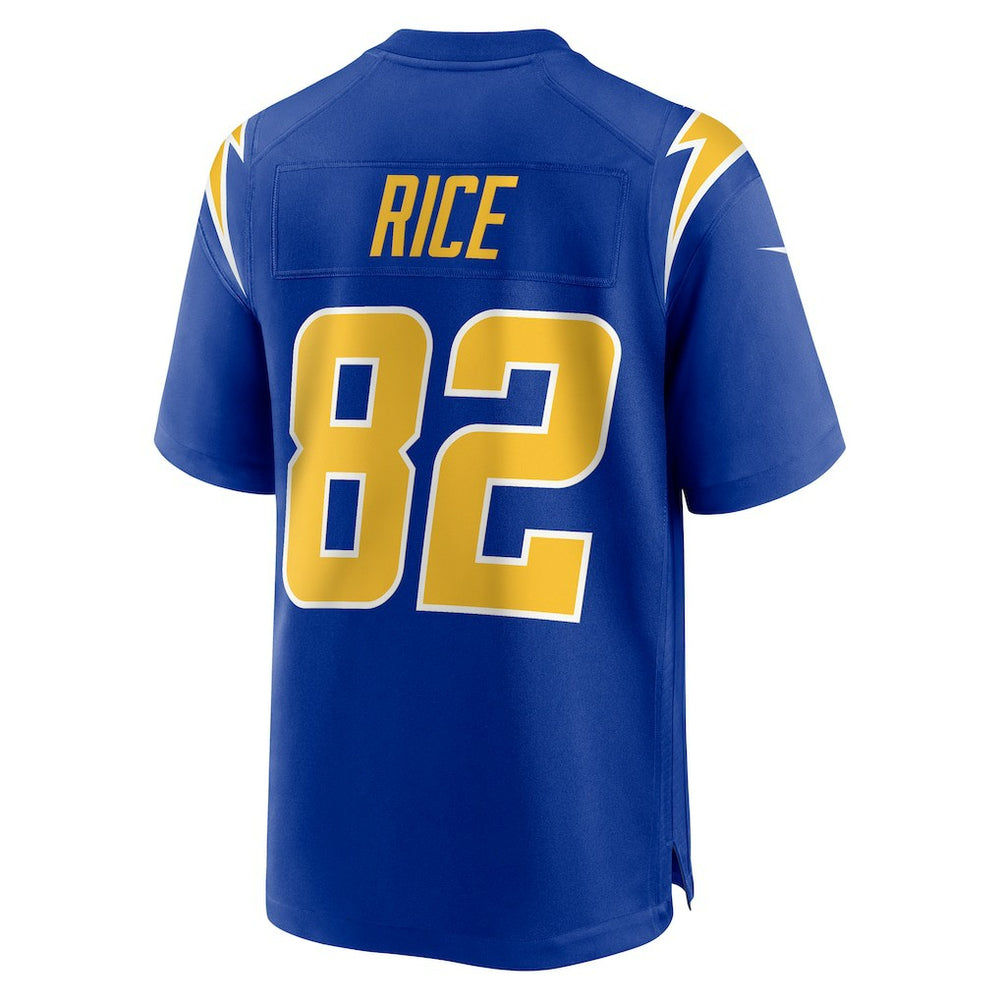Brenden Rice Los Angeles Chargers 2nd Alternate Game Player Jersey - Royal