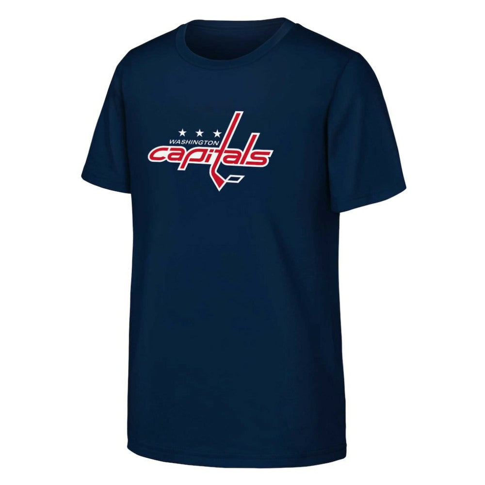 Washington Capitals Youth Primary Logo T-Shirt Navy