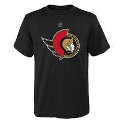 Ottawa Senators Youth Primary Logo T-Shirt Black