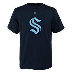 Seattle Kraken Youth Primary Logo T-Shirt Deep Sea Blue