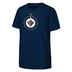 Winnipeg Jets Youth Primary Logo T-Shirt Navy