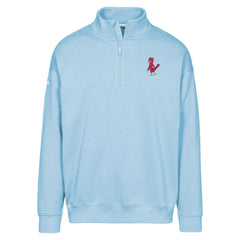 St. Louis Cardinals Levelwear Murray Core Logo Quarter-Zip Pullover Top Light Blue