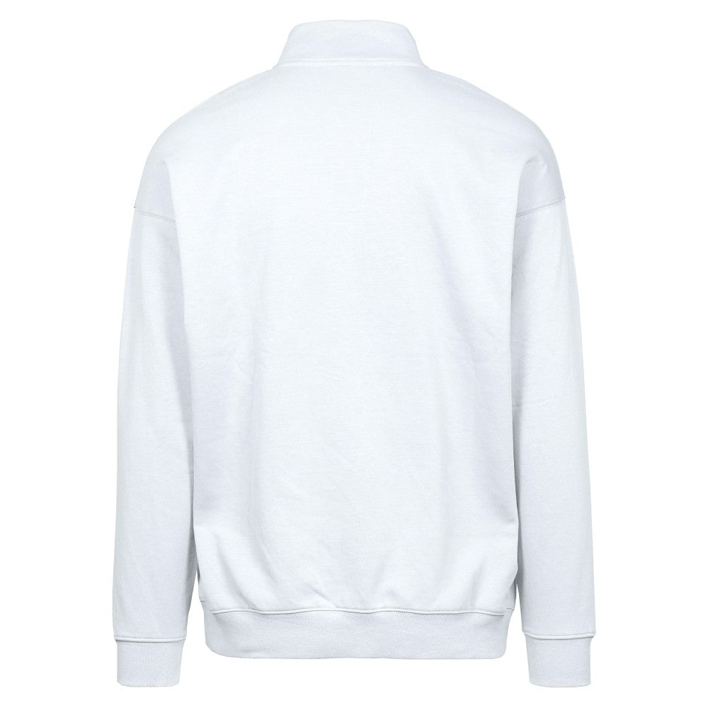 Milwaukee Brewers Levelwear Murray Core Logo Quarter-Zip Pullover Top White