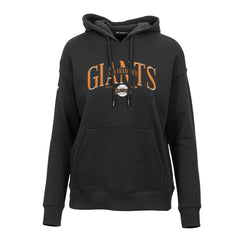 San Francisco Giants Levelwear Women's Adorn Cooperstown Collection Retro Spellout Pullover Hoodie Black