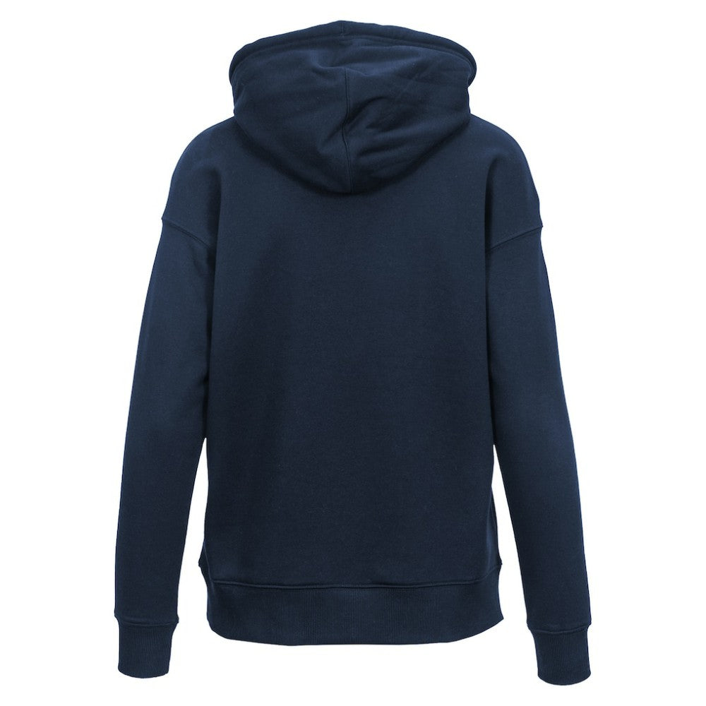 Los Angeles Angels Levelwear Women's Adorn Cooperstown Collection Retro Spellout Pullover Hoodie Navy
