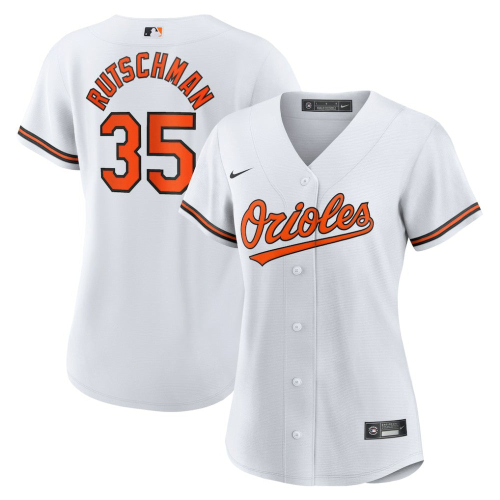 Adley Rutschman Baltimore Orioles Women's Home Replica Player Jersey White | Nike