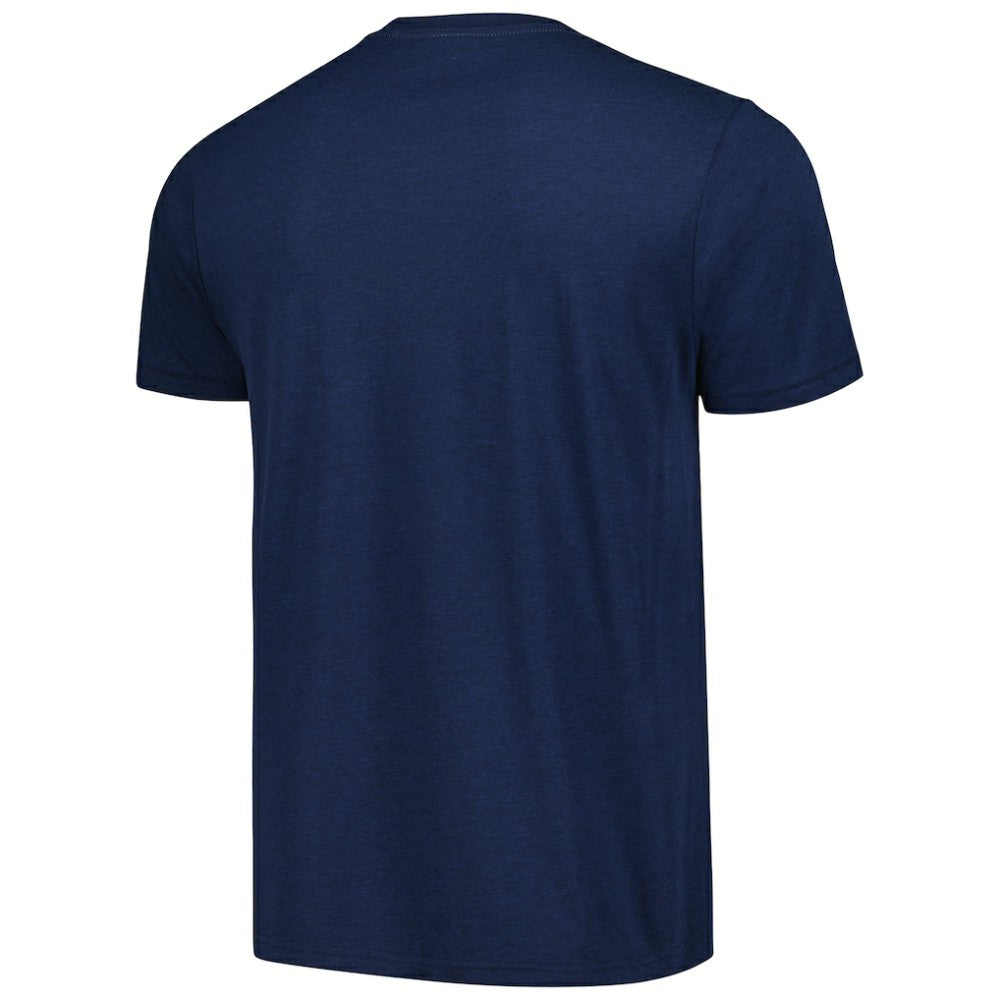 Seattle Mariners Homage Hand-Drawn Logo Tri-Blend T-Shirt Navy