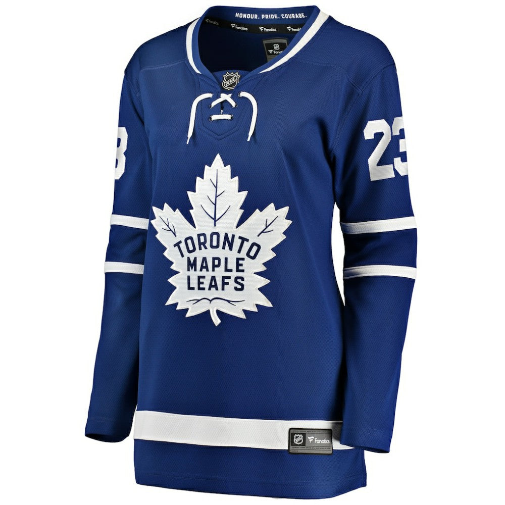 Matthew Knies Toronto Maple Leafs Fanatics Women's Home Breakaway Jersey Blue