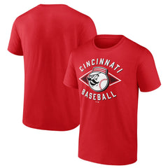 Cincinnati Reds  Classic Diamond T-Shirt - Red