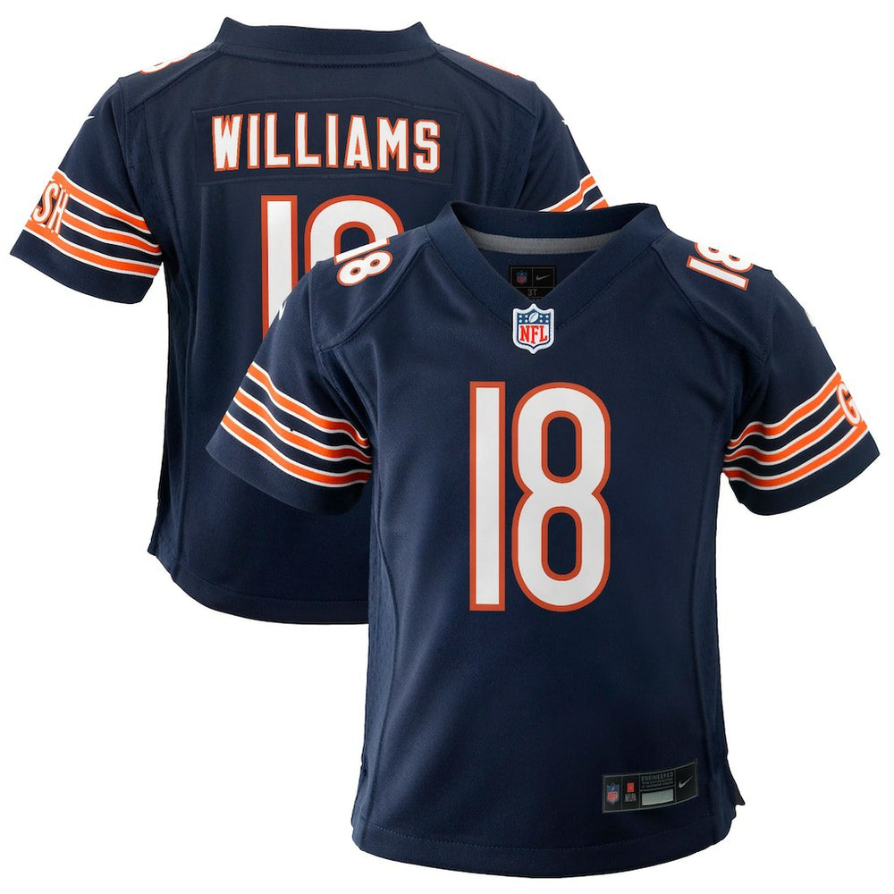 Caleb Williams Chicago Bears Youth Game Jersey - Navy