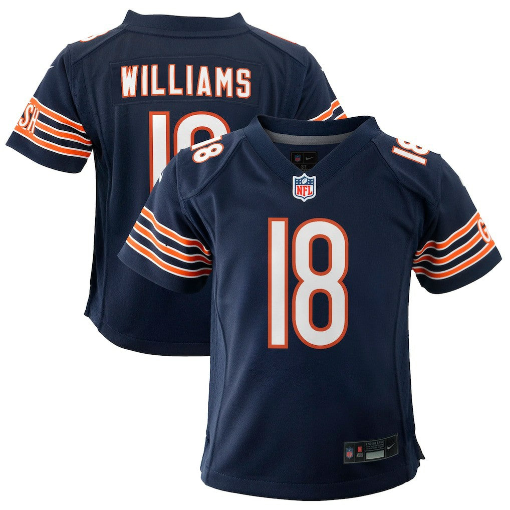 Caleb Williams Chicago Bears Youth Game Jersey - Navy