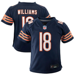 Caleb Williams Chicago Bears Youth Game Jersey - Navy