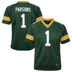 Micah Parsons Green Bay Packers Youth Game Player Jersey - Green