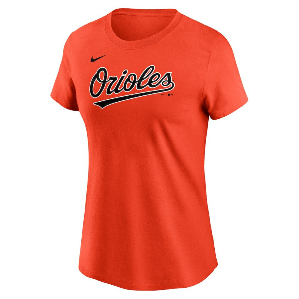 Jackson Holliday Baltimore Orioles Women's Cooperstown Collection Fuse Name & Number T-Shirt Orange | Nike