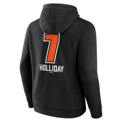 Jackson Holliday Baltimore Orioles Fastball Player Name & Number Pullover Hoodie Black