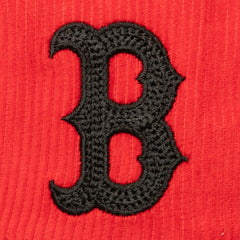 Boston Red Sox Corduroy Snapback Hat Red | Mitchell & Ness