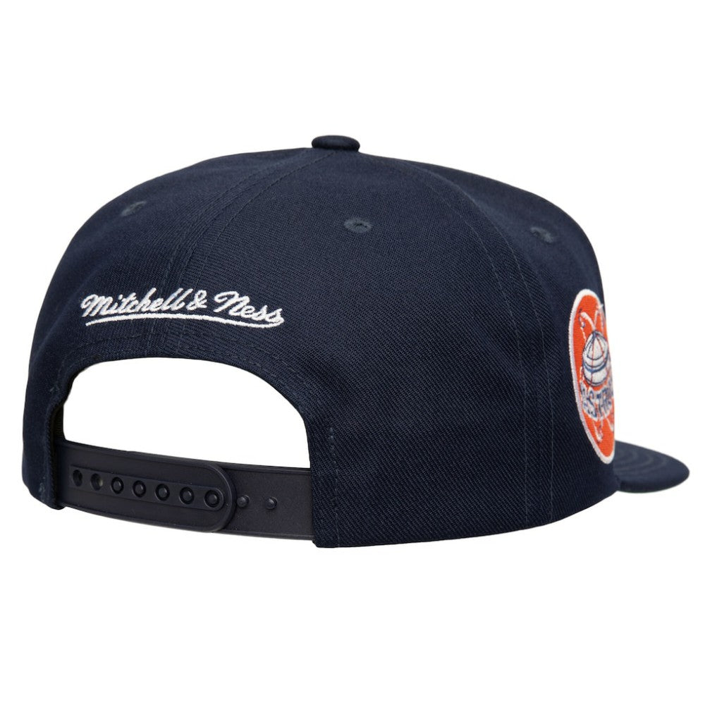 Houston Astros Double Up Snapback Hat Navy | Mitchell & Ness