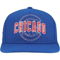 Chicago Cubs Double Up Snapback Hat Royal | Mitchell & Ness