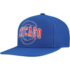 Chicago Cubs Double Up Snapback Hat Royal | Mitchell & Ness