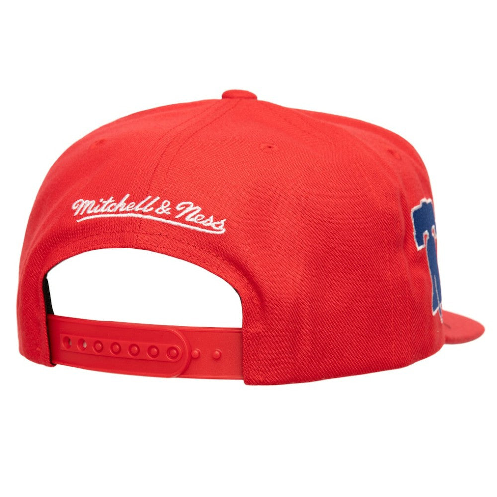 Philadelphia Phillies Double Up Snapback Hat Red | Mitchell & Ness
