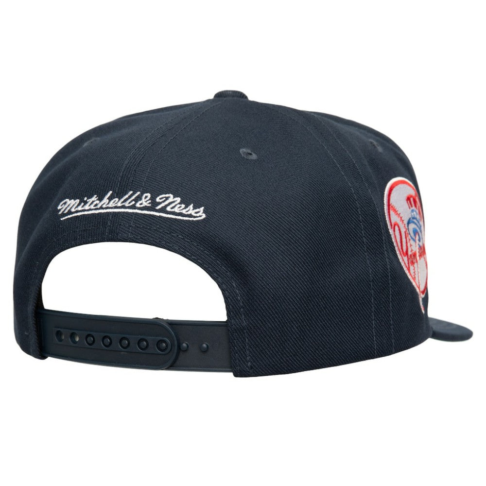 New York Yankees Double Up Snapback Hat Navy | Mitchell & Ness