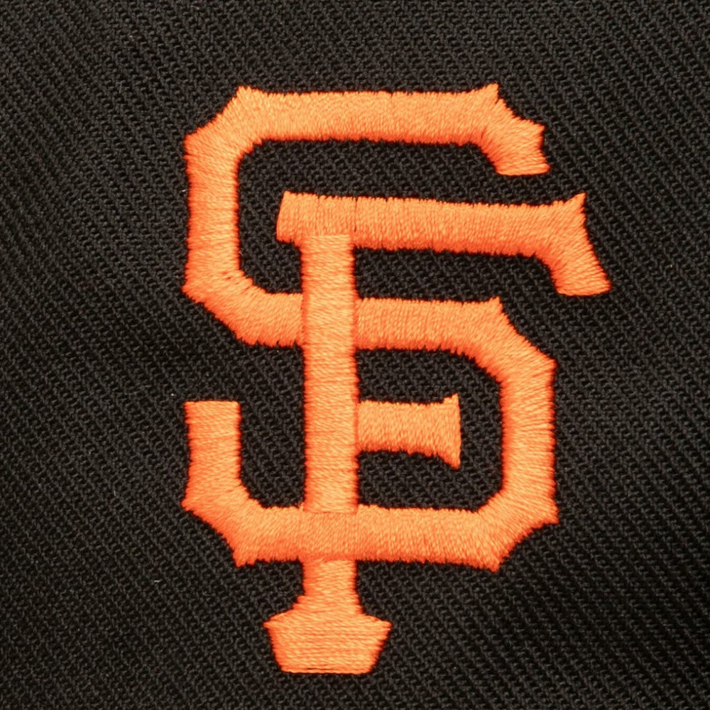 San Francisco Giants Double Up Snapback Hat Black | Mitchell & Ness