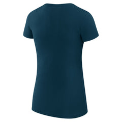 Minnesota Twins G-III 4Her by Carl Banks Women's Super-Slim Fit Lightweight Collage Team Graphic Crew Neck T-Shirt Navy