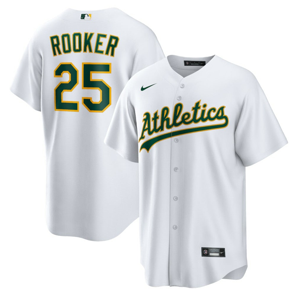 Brent Rooker Athletics Home Replica Jersey - White