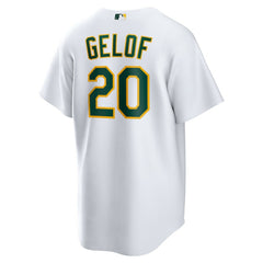 Zack Gelof Athletics Home Replica Jersey - White