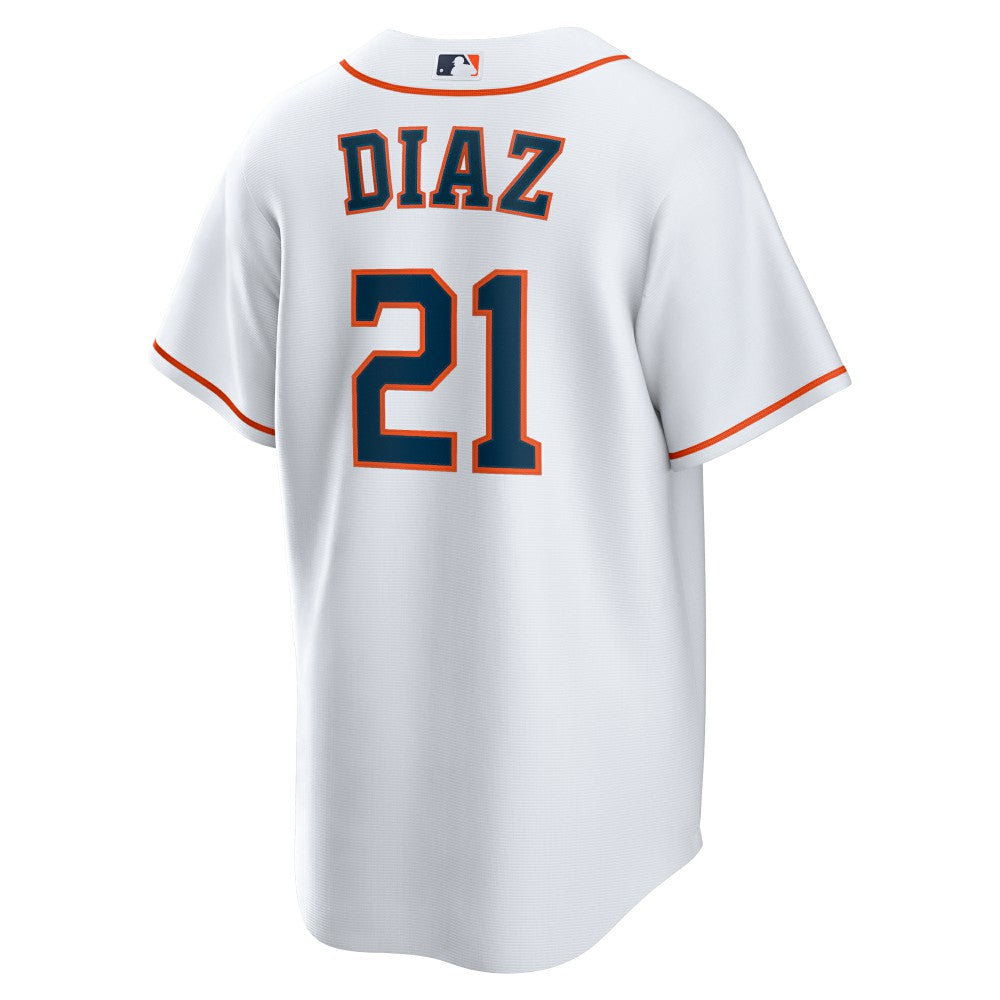 Yainer Diaz Houston Astros Home Replica Jersey White | Nike