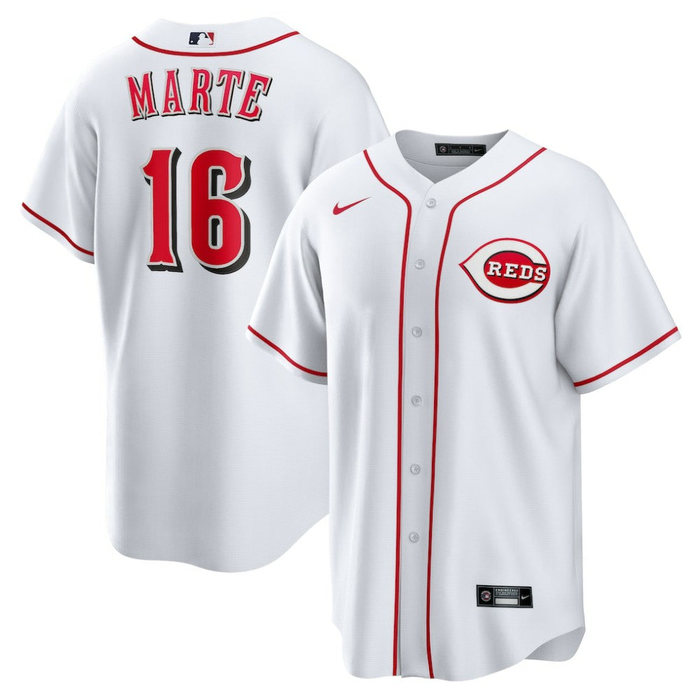 Noelvi Marte Cincinnati Reds Home Replica Jersey White | Nike