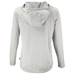 Chicago White Sox Cutter & Buck Women's Cooperstown Collection Coastline Epic Comfort Eco Recycled Hoodie Raglan Long Sleeve T-Shirt Gray